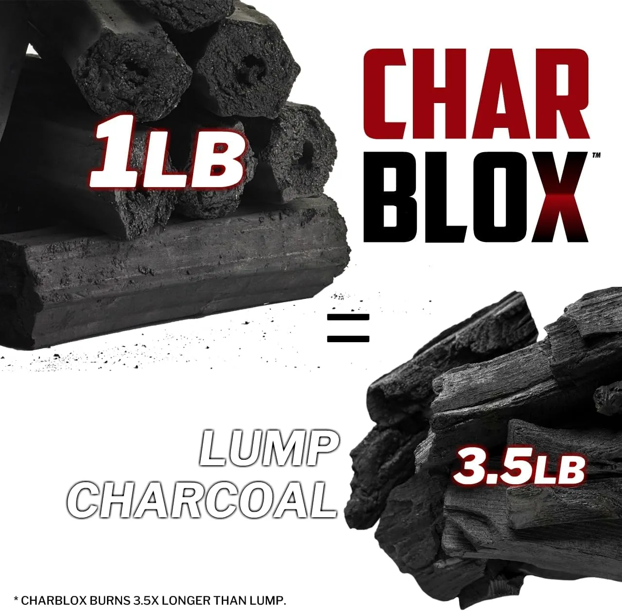 10LB Ultra Premium Grilling Charcoal Logs - 100% Natural, Lasts 5 Hours, Sustainable, for Grilling/BBQ/Smoker/Big Green Egg/Kamado/Ceramic Grill/Weber/Yakitori, Thai/Binchotan Alternative