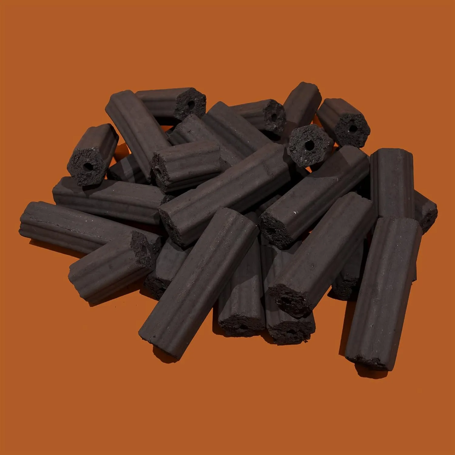 10LB Ultra Premium Grilling Charcoal Logs - 100% Natural, Lasts 5 Hours, Sustainable, for Grilling/BBQ/Smoker/Big Green Egg/Kamado/Ceramic Grill/Weber/Yakitori, Thai/Binchotan Alternative