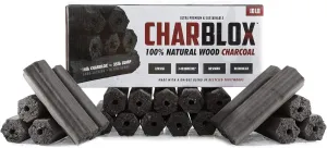 10LB Ultra Premium Grilling Charcoal Logs - 100% Natural, Lasts 5 Hours, Sustainable, for Grilling/BBQ/Smoker/Big Green Egg/Kamado/Ceramic Grill/Weber/Yakitori, Thai/Binchotan Alternative