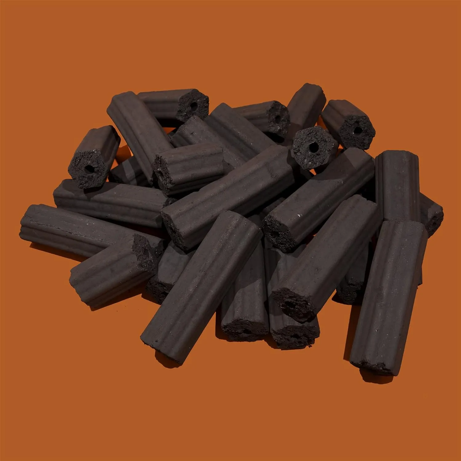 10LB Ultra Premium Grilling Charcoal Logs - 100% Natural, Lasts 5 Hours, Sustainable, for Grilling/BBQ/Smoker/Big Green Egg/Kamado/Ceramic Grill/Weber/Yakitori, Thai/Binchotan Alternative