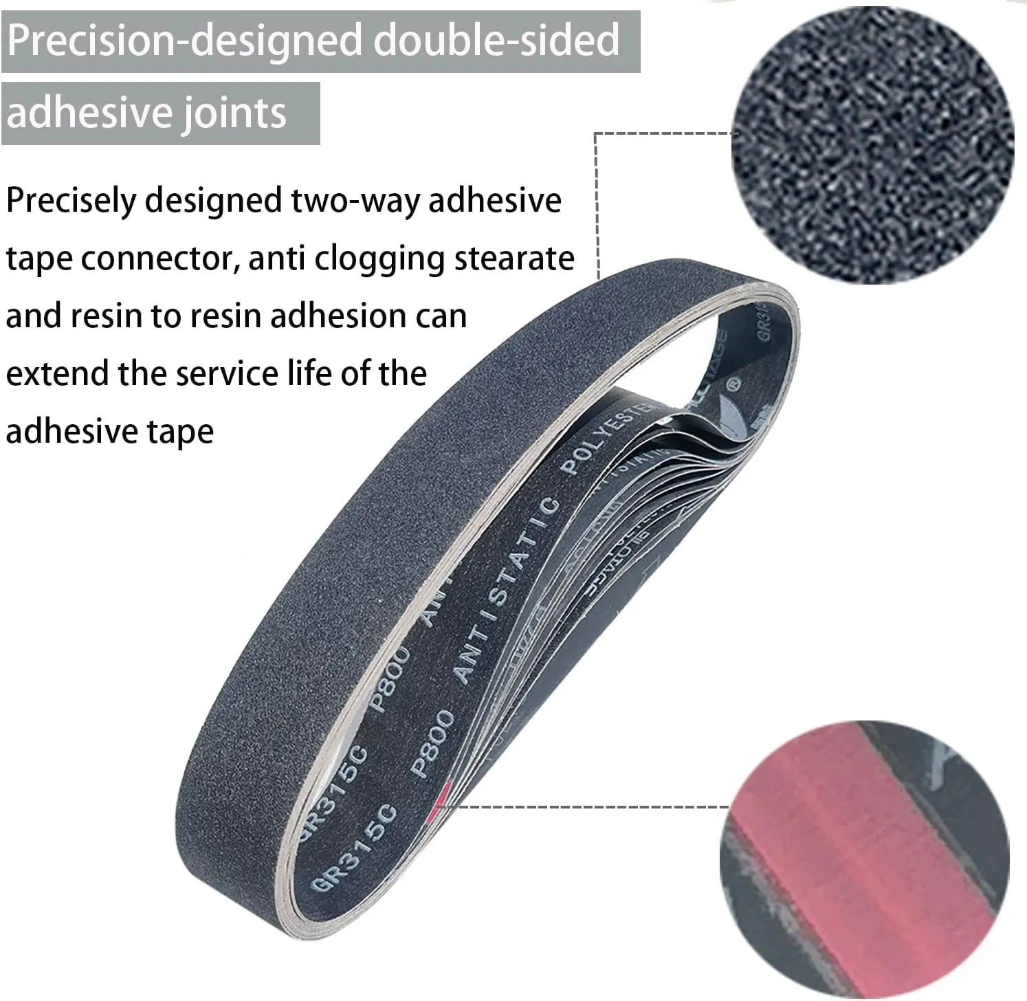 12 Pack 2 x 42 Inch High Performance Silicon Carbide Sanding Belts Set-120 240 400 600 800 1000 Grits - Premium Knife Sharpening Sanding Belts