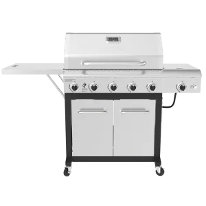 5-Burner Gas Grill w/ Side Burner and Foldable Side Shelf