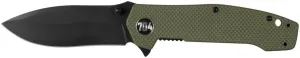 704 Gear Trailblazer EDC Folding Pocket Knife | 3.25" Blade, G10 Handle, Ambidextrous Thumb Stud, Reversible Pocket Clip | Olive Drab Green