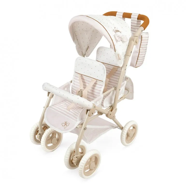 90378 Verona Twin Pram By Decuevas (age 8 and under)