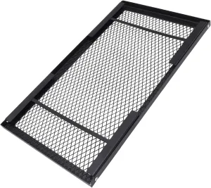 Acouto Lightweight Folding Grill with HighTemperature Paint for Outdoor Cooking, Even Heating, and Stable Support (Folding Campfire Grill with Fork)