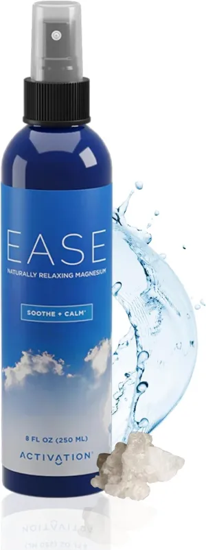 Activation Ease Magnesium Spray | 250 ml | Dead Sea Magnesium Chloride | Fast-Absorbing Topical Spray for Natural Balance and Relaxation