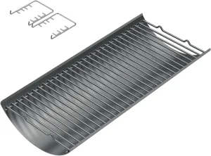 Aluminum Steel 27 Inch Ash Pan Replacement Parts for Chargriller Charcoal 1224, 1324, 2121, 2222, 2727, 2828, 2929,BBQ Accessories Ash Tray with 2PCS Fire Grate Hanger for Charbroil 17302056 Grill