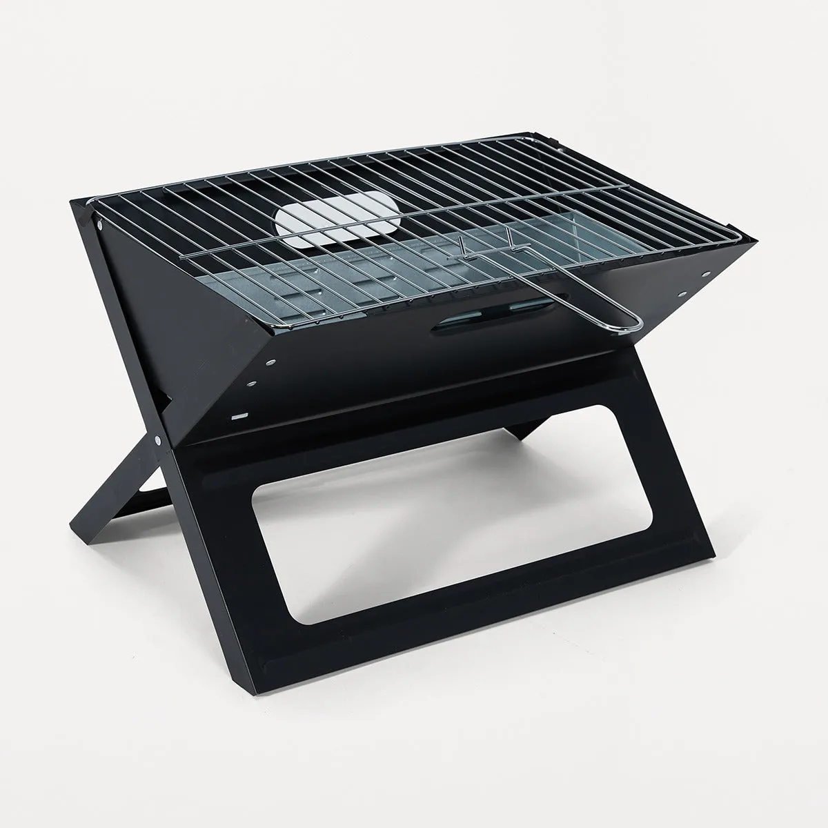 Anko 45cm Portable BBQ Charcoal Grill - Black