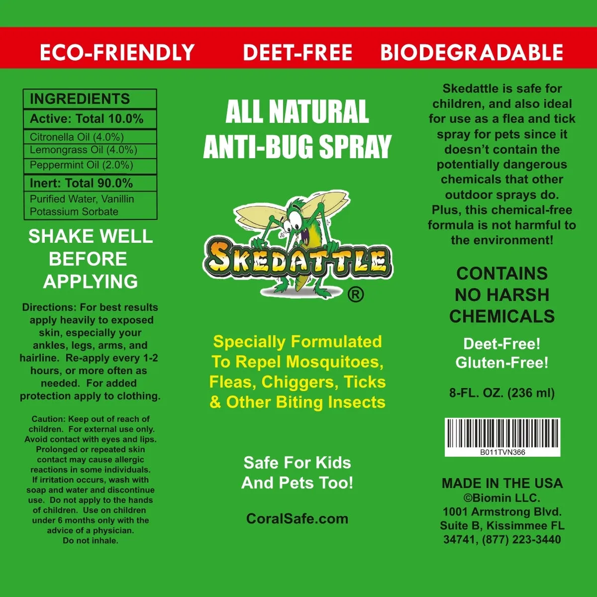 Anti-Bug Spray & Mosquito Repellent