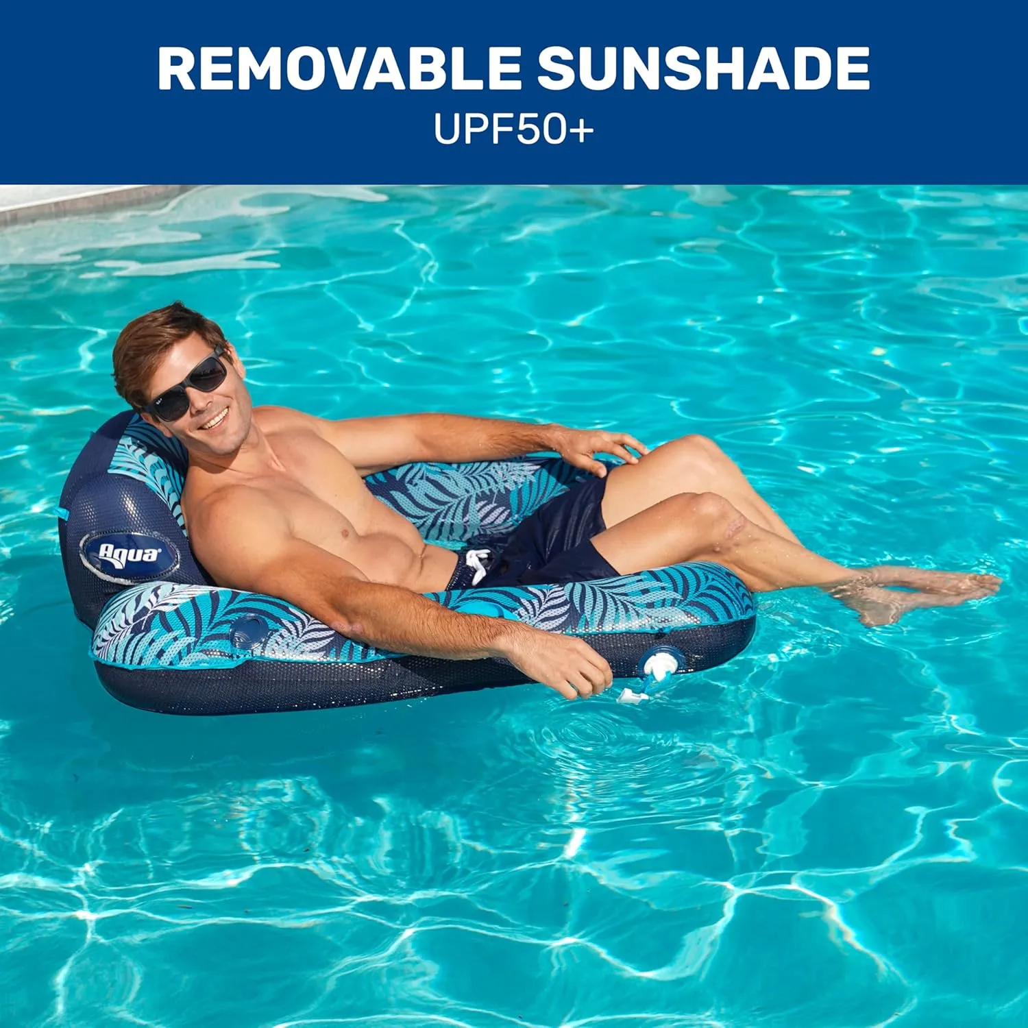 Aqua Pool Chair Float for Adults – Zero Gravity Pool Floats – Multiple Colors/Shapes/Styles – for Adults and Kids Floating