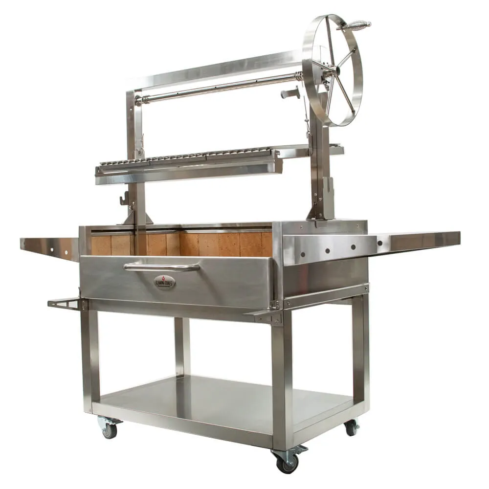 Argentinian Parrilla Grill with Rotisserie 2024