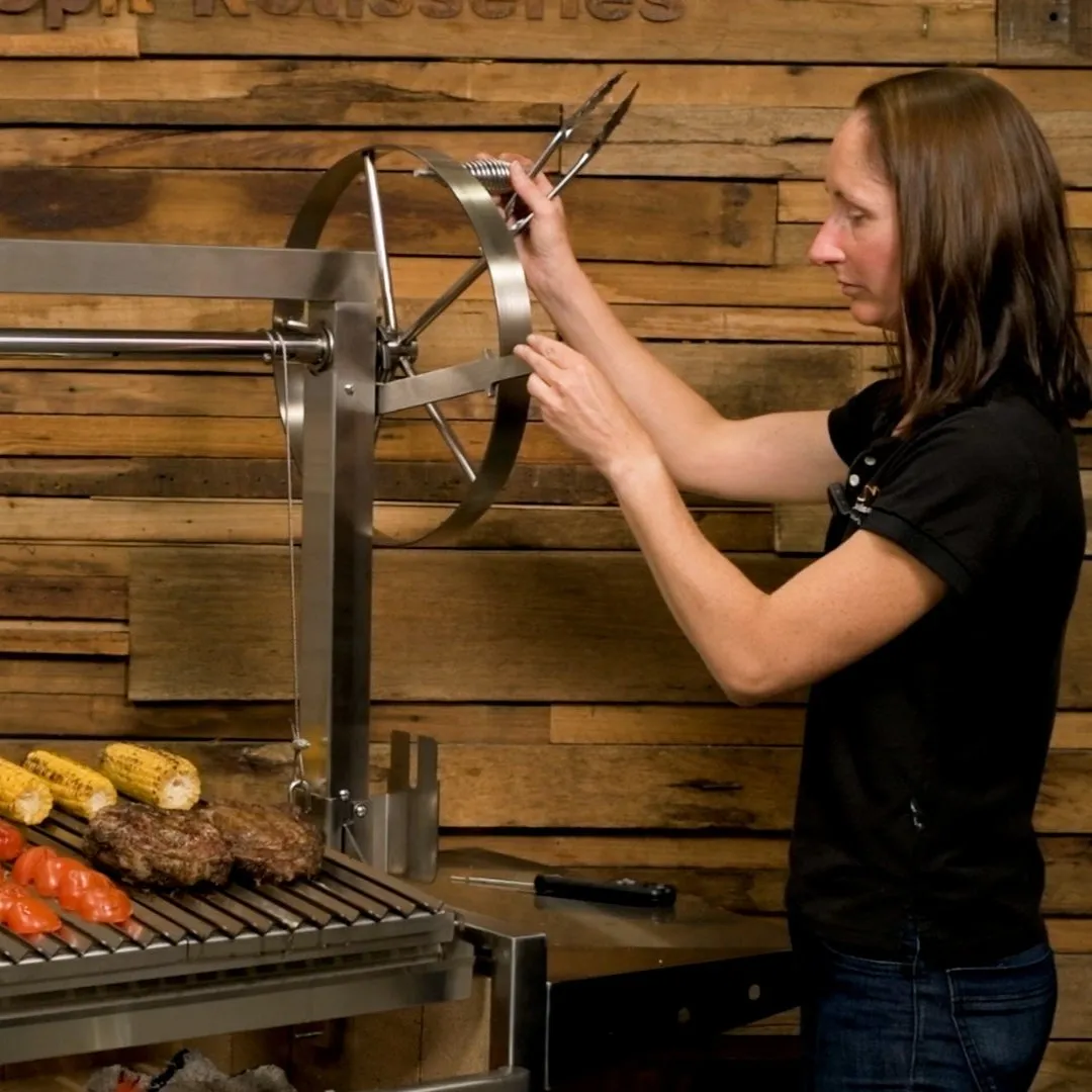 Argentinian Parrilla Grill with Rotisserie 2024