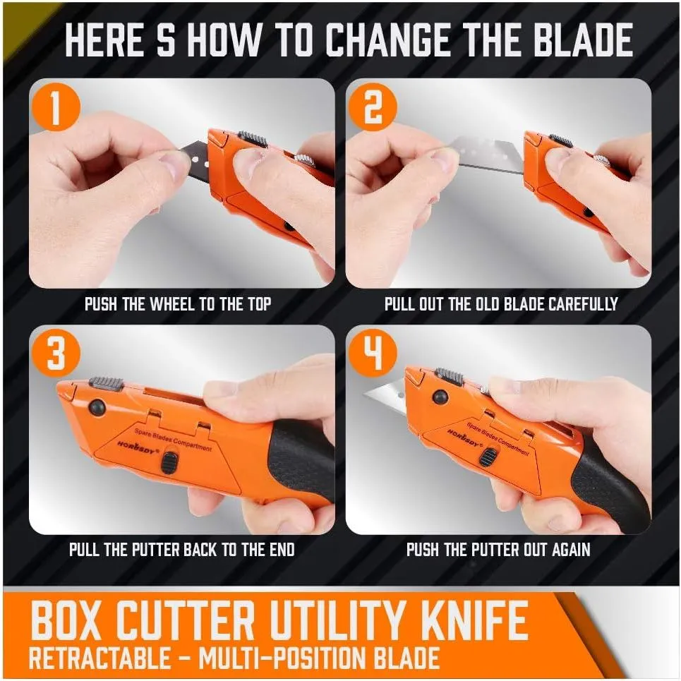Auto Loading Box Cutter Utility Knife