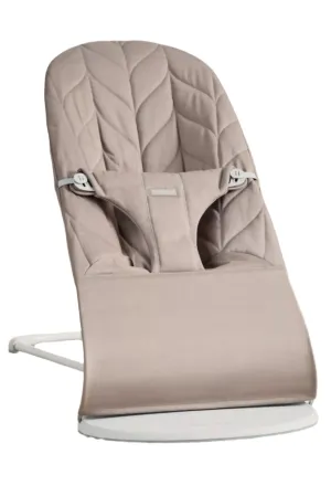 Babybjorn Bouncer Bliss Woven -Petal quilt - Sand Grey