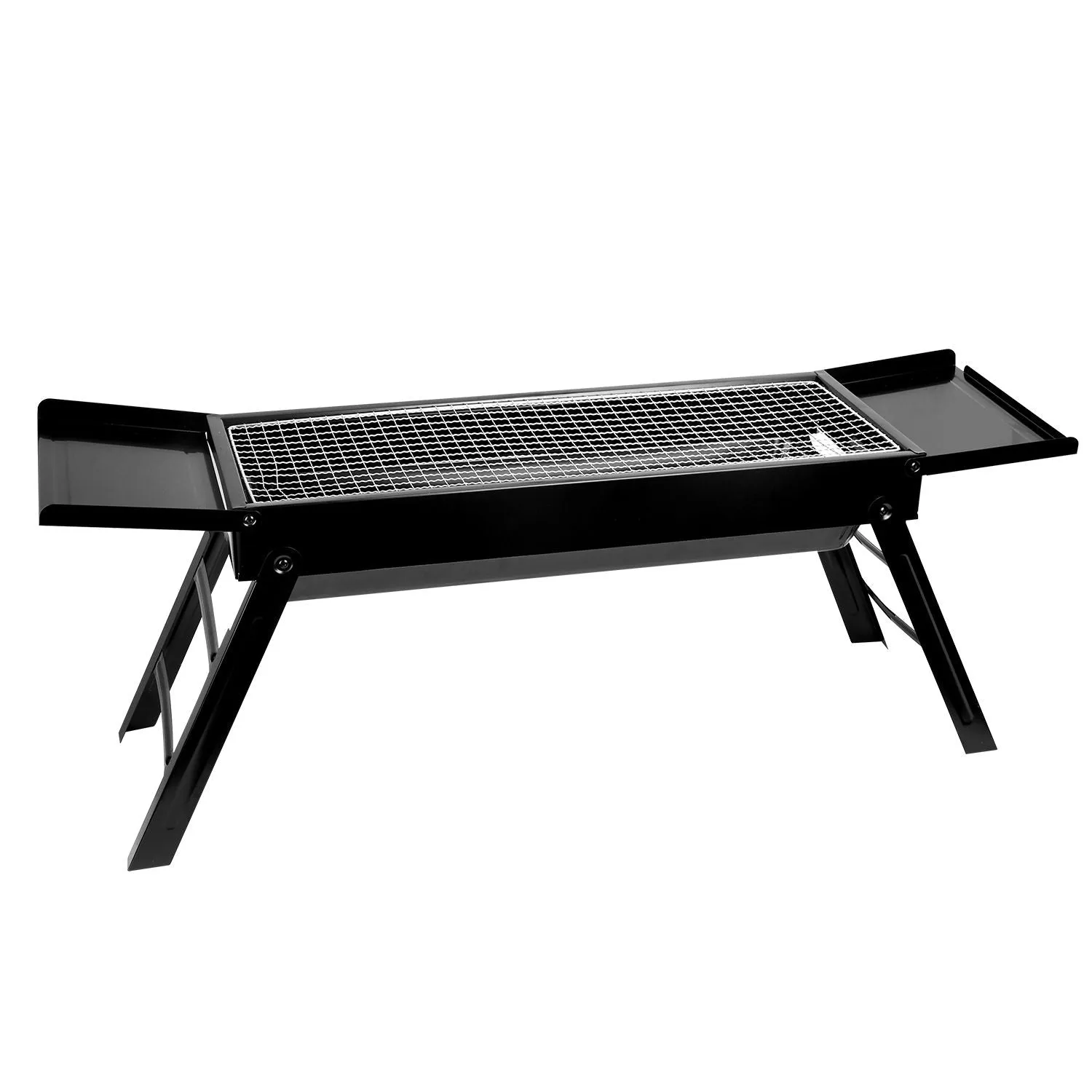 Backyard Picnic BBQ Shelf Camping Net Easy Localized shipping Limited-time offer Grill Folding Steel Stainless Outdoor Party Charcoal with for Setup Grill