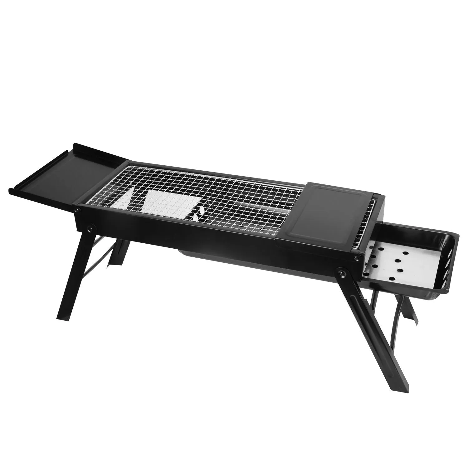 Backyard Picnic BBQ Shelf Camping Net Easy Localized shipping Limited-time offer Grill Folding Steel Stainless Outdoor Party Charcoal with for Setup Grill