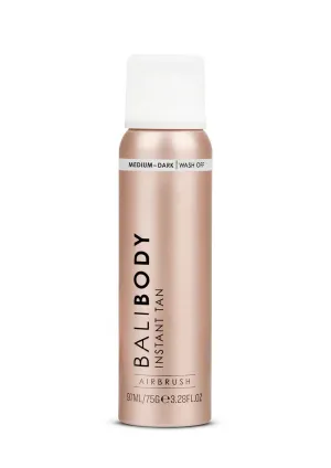Bali Body Instant Tan Medium-Dark - Instant Tan & Sunless Tanning Solution - Self Tanner for Dark & Airbrushed Glow, Vitamin E, Vegan & Cruelty-Free, Glow Body Self Tanners (97 ml/3.28 fl oz)