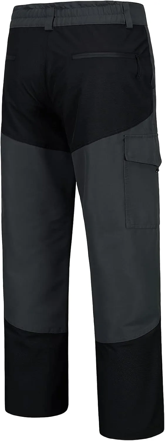 BASSDASH Splice Men’s Waterproof Breathable Hunting Pants Ripstop Camo Fishing Rain Pant