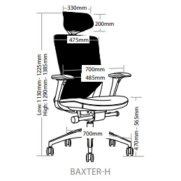 Baxter Mesh Executive Chair