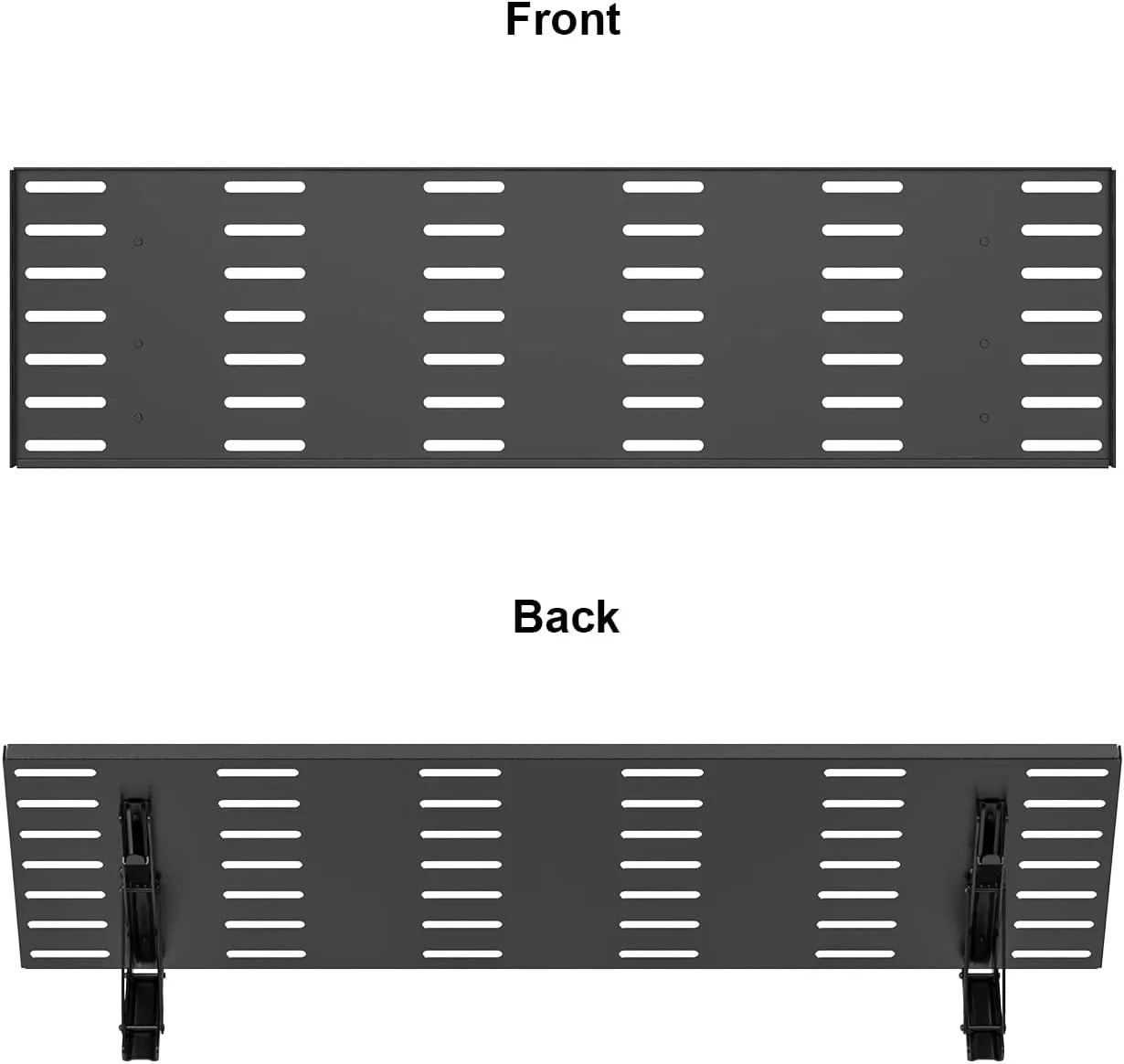 BBQ-PLUS Folding Shelf for Pit Boss 1000 Austin XL Pellet Grill,Powder Coating Steel Front Folding Shelf Grill Accessories for Pit Boss with Screws,35-2/5 x 9-1/2 Inches