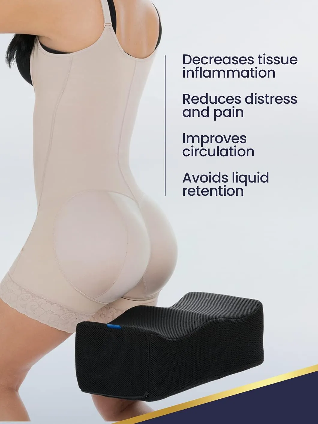 BE SHAPY C001 BBL Recovery After Surgery Firm Memory Foam Lumbar Support Butt Pillow