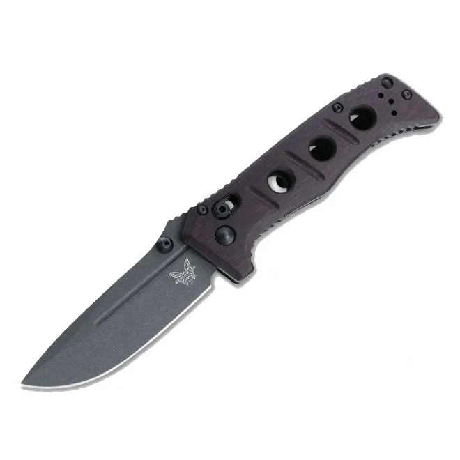Benchmade 273BK-2201 Mini Adamas Cru-Wear Micarta 3.25" Folding Knife