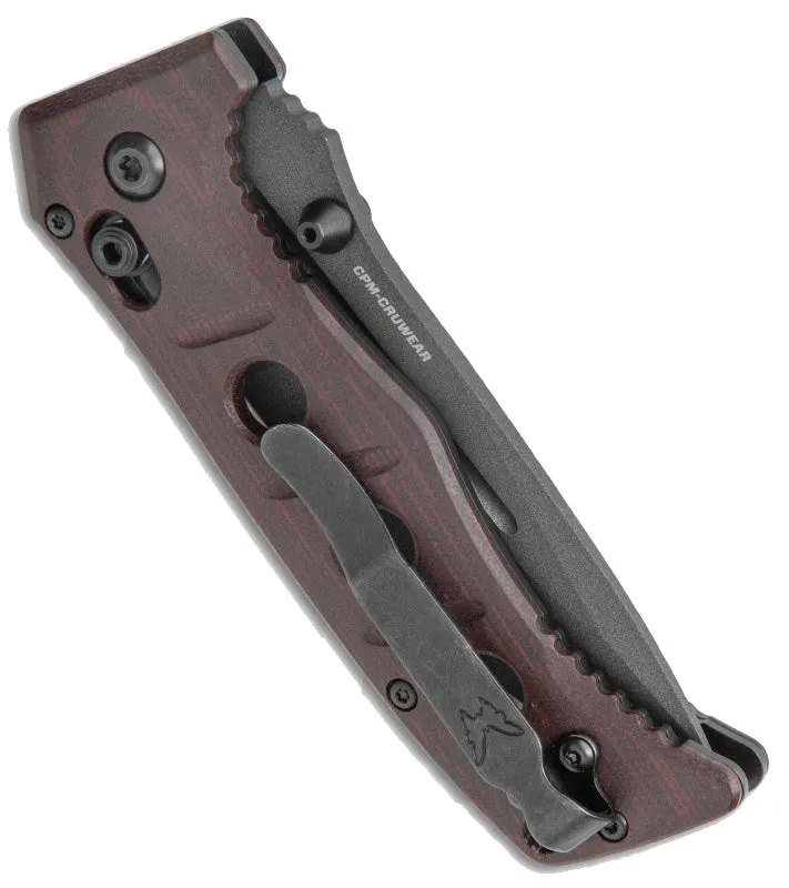 Benchmade 273BK-2201 Mini Adamas Cru-Wear Micarta 3.25" Folding Knife