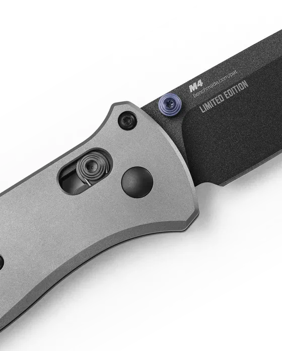 Benchmade 537BK-2302 Bailout 6AL-4V Titanum 3.38'' CPM-M4 Blade Limited Edition Folding Pocket Knife