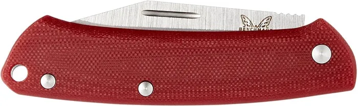 Benchmade Proper 318-1 Clip-Point Blade Red Knife