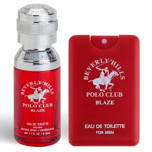 Beverly Hills Polo Club BHPC Men's Eau De Toilette Bonus Pack, 1.7oz EDT   Bonus EDT Pocket Spray (Blaze)