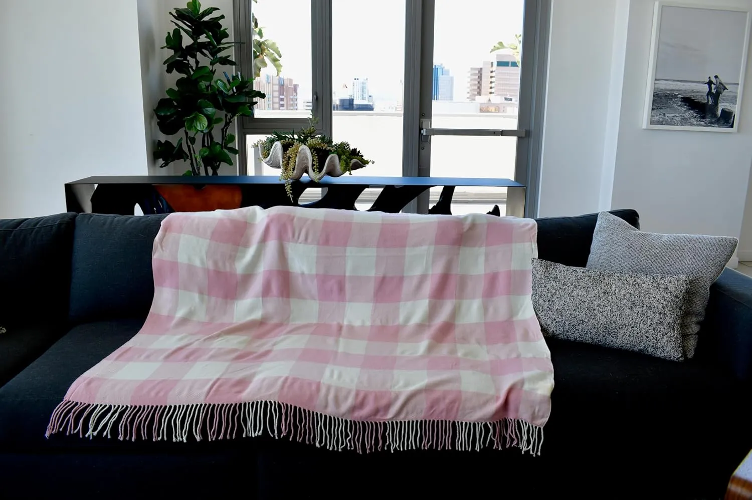 Blankets - Buffalo Plaid Throw Blanket - Decorative Classic Blanket - Comfortable & Ultra-Soft - Lightweight & Indoor Outdoor Blanket, Living Room, Couch, Travelling Good for All Seasons, Gift for Her