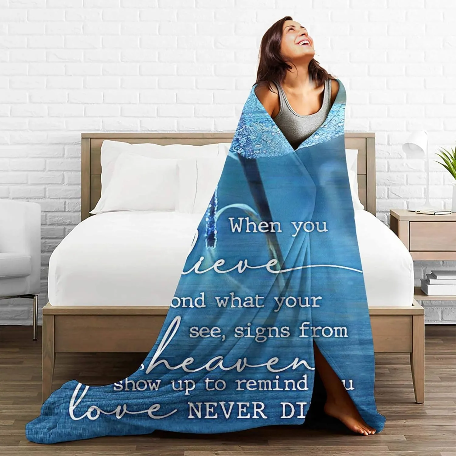Blue Dragonfly Blanket Dragonfly Decor Throw Blanket Gifts for Girls Boys Dragonfly Lover Couch Bedding Super Warm Soft Plush Lightweight Fleece Flannel Blanket for Kids Adults Men Women 50"X40"