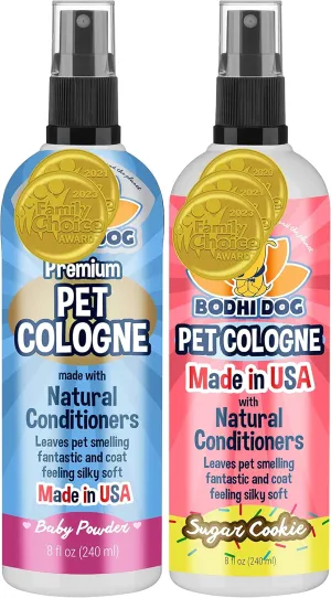Bodhi Dog Baby Powder Cologne 8oz   Sugar Cookie Cologne 8oz Bundle