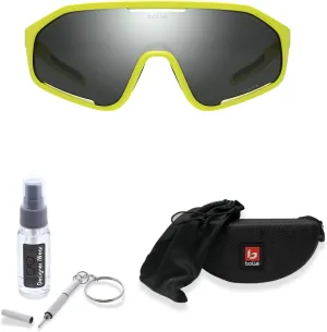Bolle Shifter 55MM Shield Wrap Around Sunglasses for Men for Women   BUNDLE With Designer iWear Complimentary Eyewear Kit