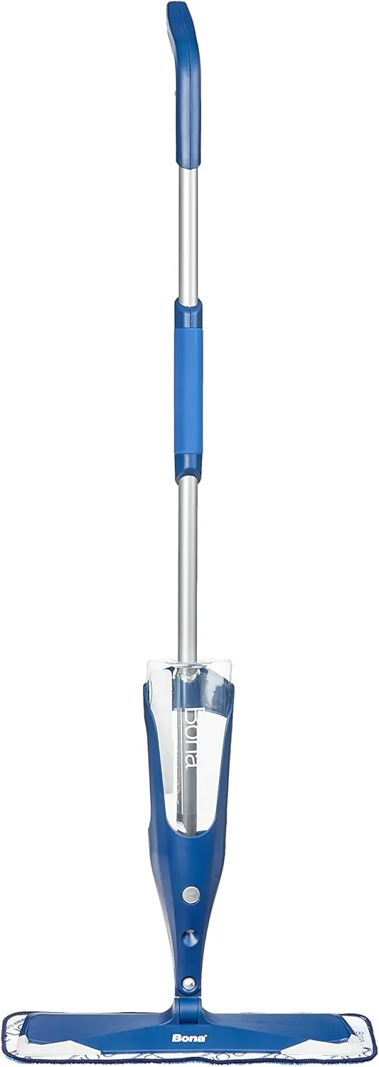 Bona Hardwood Floor Premium Spray Mop - Includes Wood Floor Cleaning Concentrate and Machine Washable Microfiber Cleaning Pad - Dual Zone Cleaning Design for Faster Cleanup