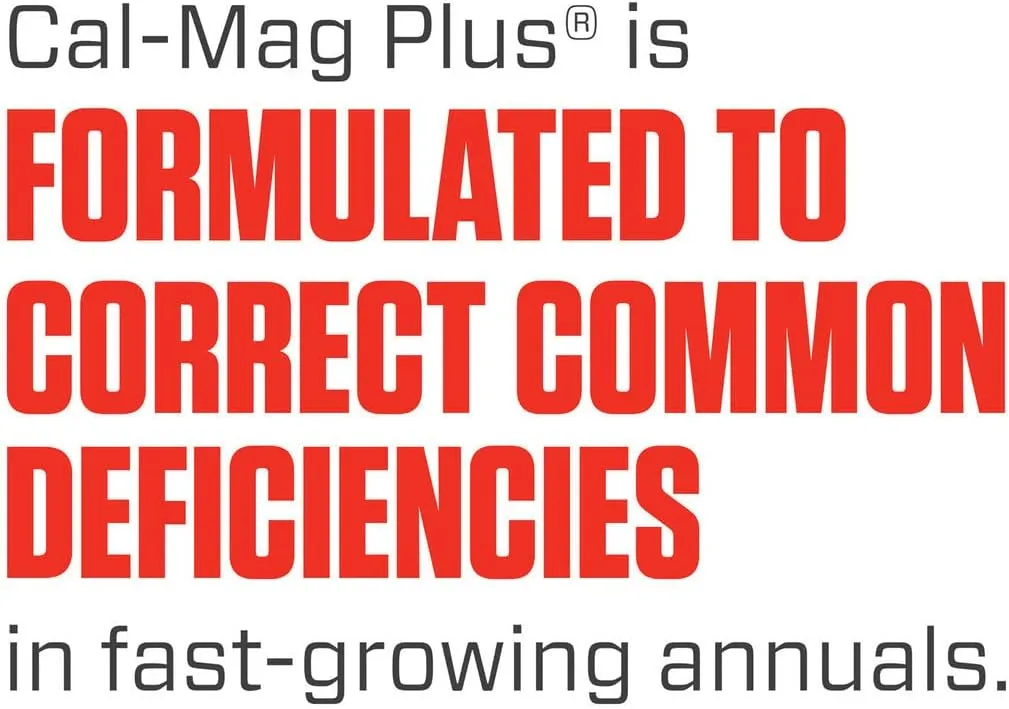 Botanicare Cal-Mag Plus, A Calcium, Magnesium, and Iron Plant Supplement, Corrects Common Plant Deficiencies, Add to Water or Use as a Spray, 2-0-0 NPK, 1-Gallon