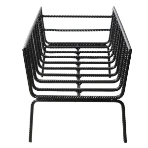 Brasero fogonero para madera leña cuna uruguaya para asar carne parrilla para asado - Portable Wood and Charcoal Fire Pit Brazier, Uruguayan Cradle for BBQ Fire Starting