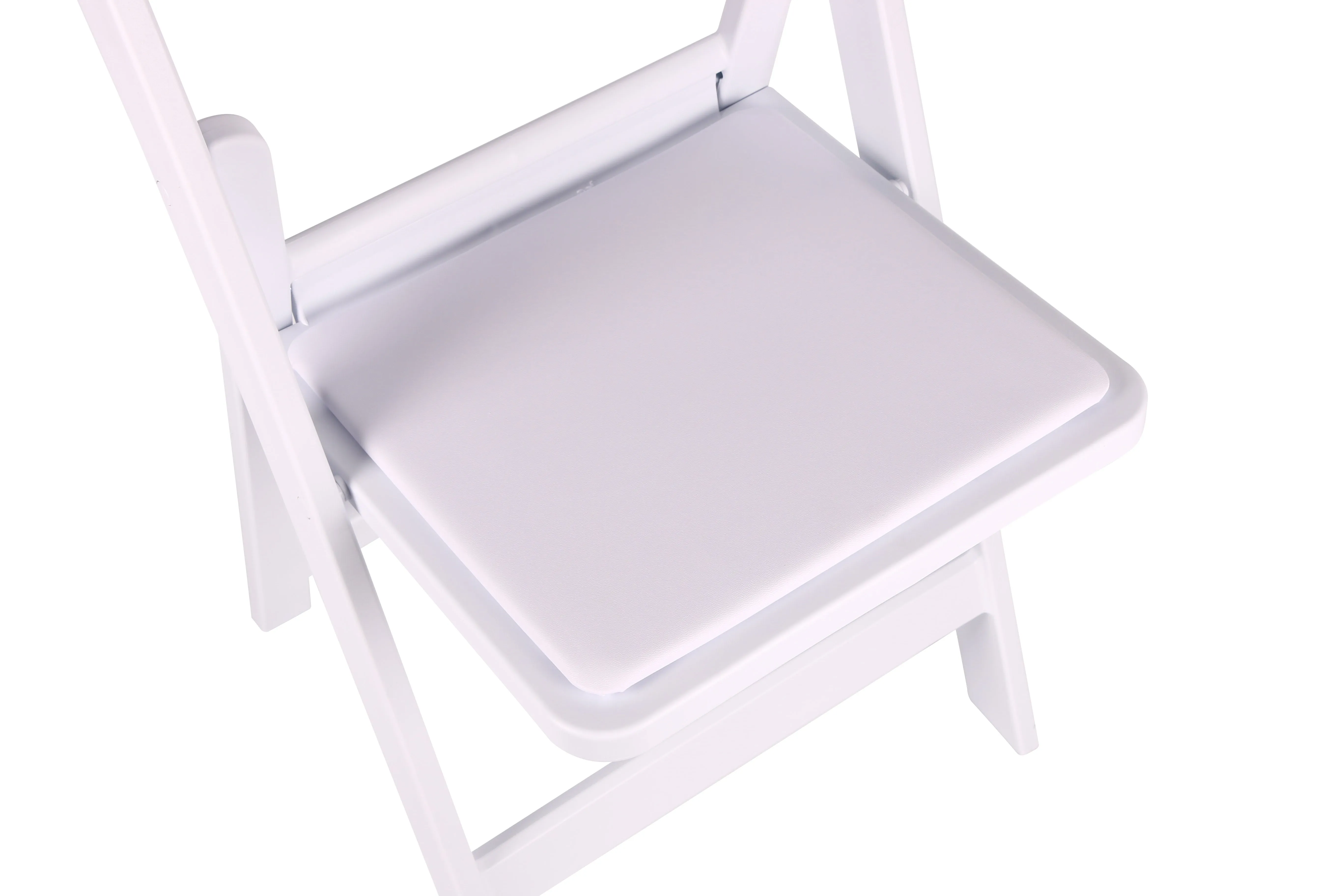 BTExpert Resin Folding Chair Vinyl Padded Seat Indoor Outdoor lightweight Set for Home Event Party Picnic Kitchen Dining Church School Weddings White Set of 20