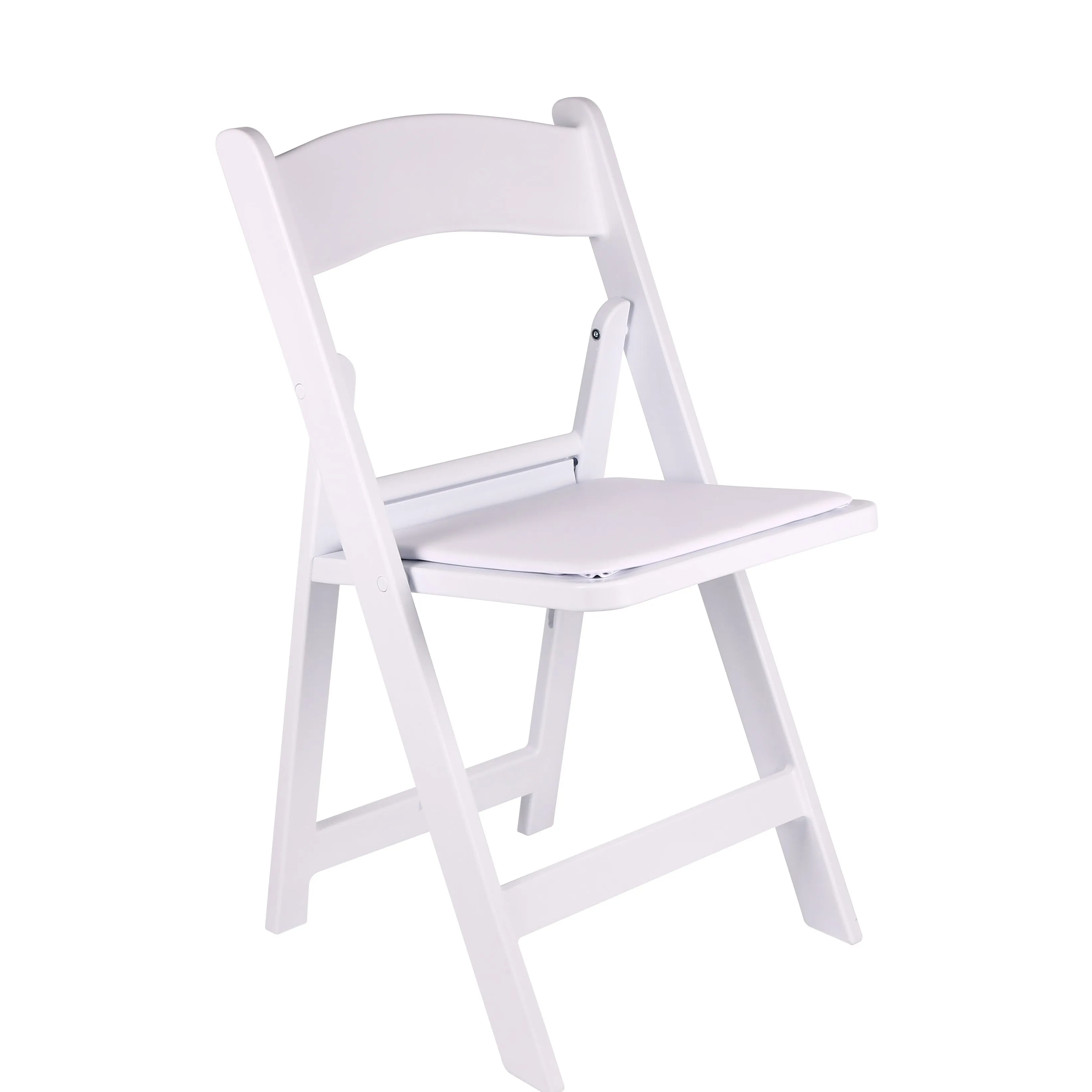 BTExpert Resin Folding Chair Vinyl Padded Seat Indoor Outdoor lightweight Set for Home Event Party Picnic Kitchen Dining Church School Weddings White Set of 20