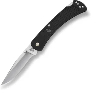 Buck Knives Slim Select Lockback Pocket Knife with Thumb Studs and Removable/Reversible Deep Carry Pocket Clip