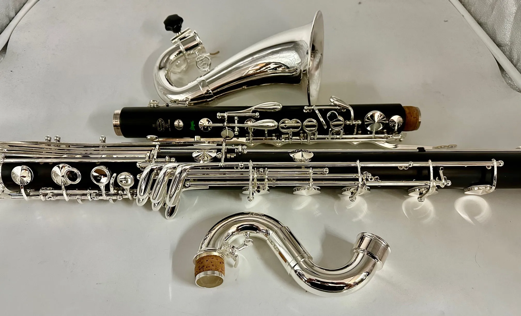 Buffet Crampon Prestige Greenline 1193 Low C Bass Clarinet Classic Logo