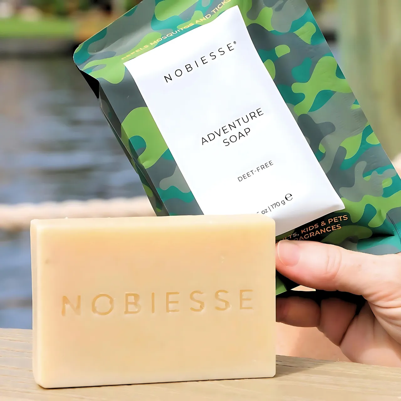 Bug & Tick Repellant - Adventure Natural Soap Bar - Value Size 6oz