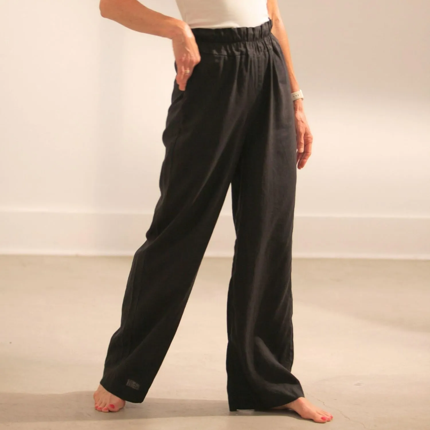 Bug Repellent Breezy Wide Leg Hemp Pants with Insect Shield Repellent Technology