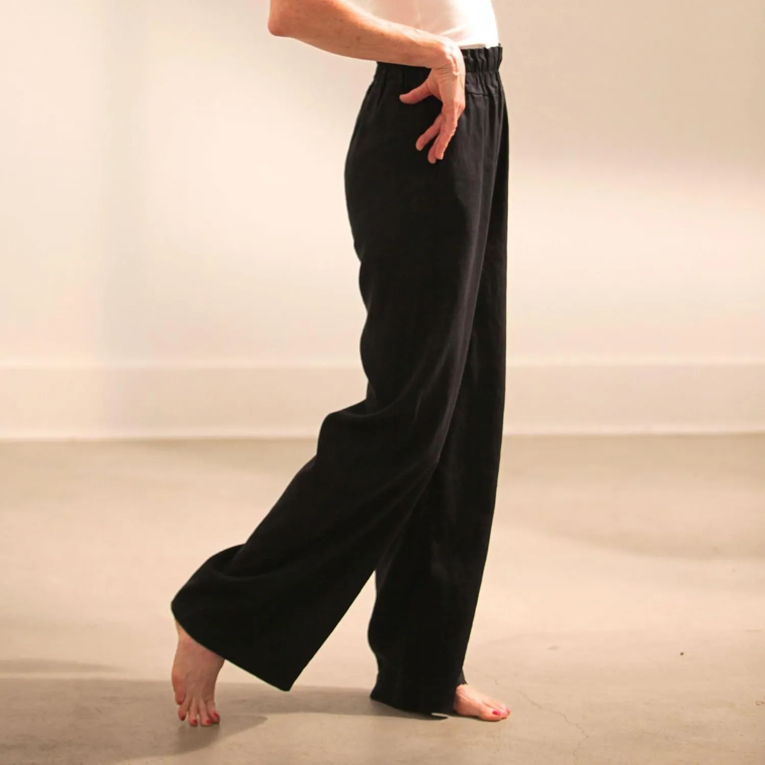 Bug Repellent Breezy Wide Leg Hemp Pants with Insect Shield Repellent Technology