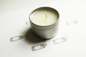 Bug Spray Scented Soy Candle, Vegan Candle, Homemade Candles, Tin Candle
