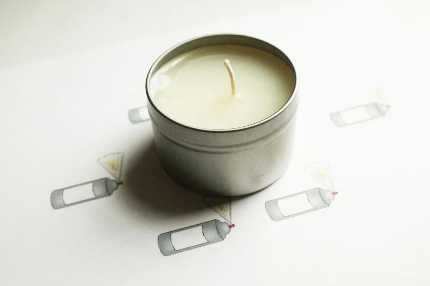 Bug Spray Scented Soy Candle, Vegan Candle, Homemade Candles, Tin Candle
