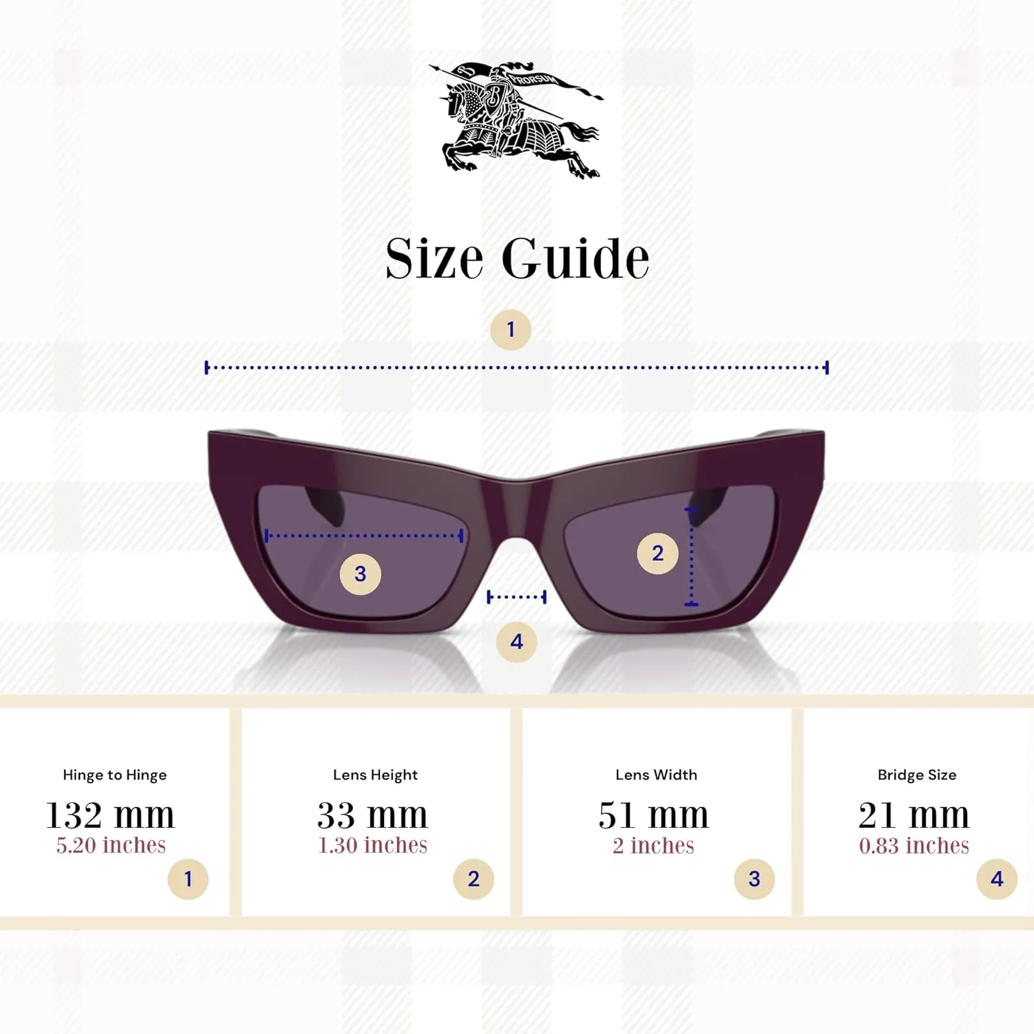 BURBERRY BE4405 Cateye Sunglasses for Women   BUNDLE With Designer iWear Complimentary Eyewear Kit