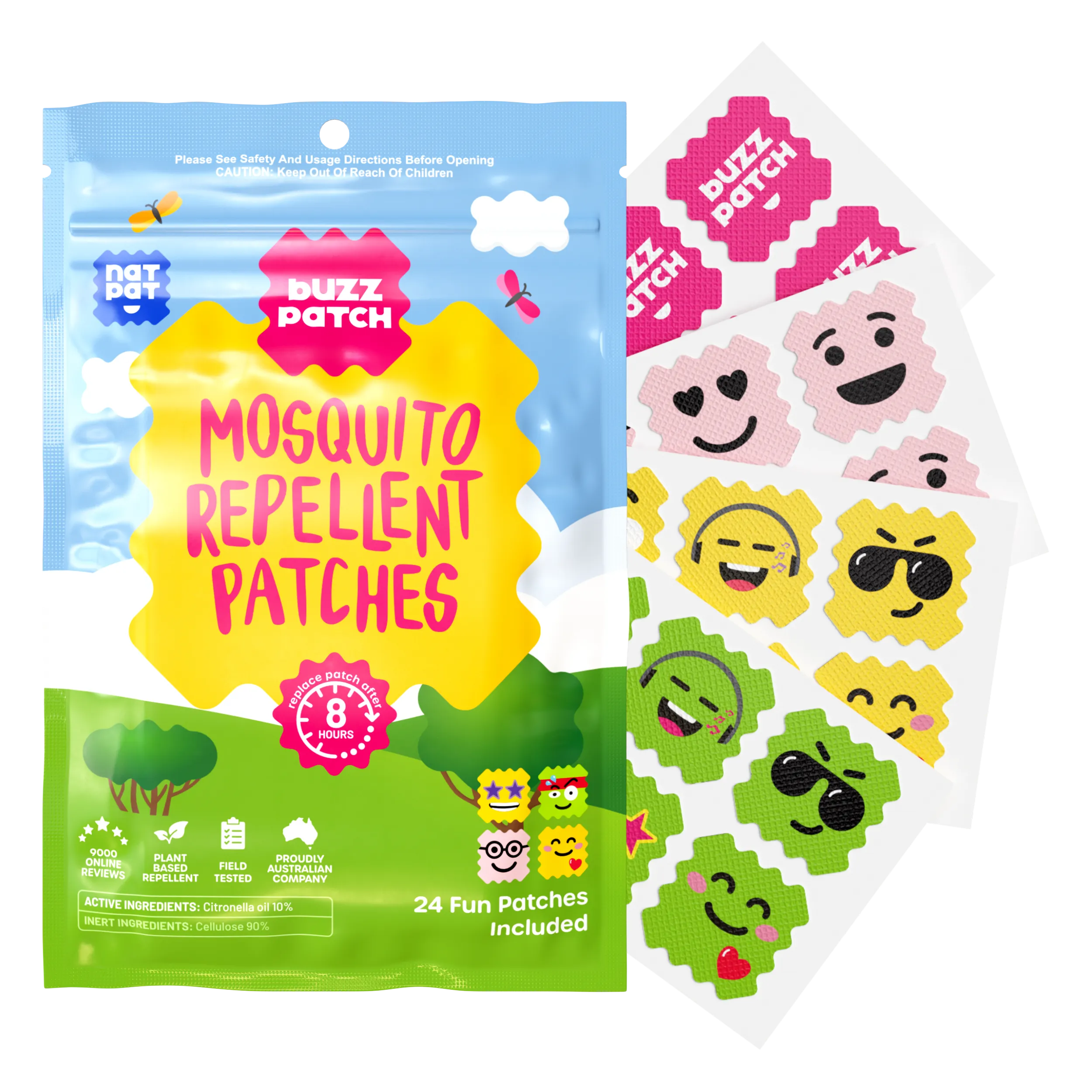 BuzzPatch | Insect Repellent Stickers