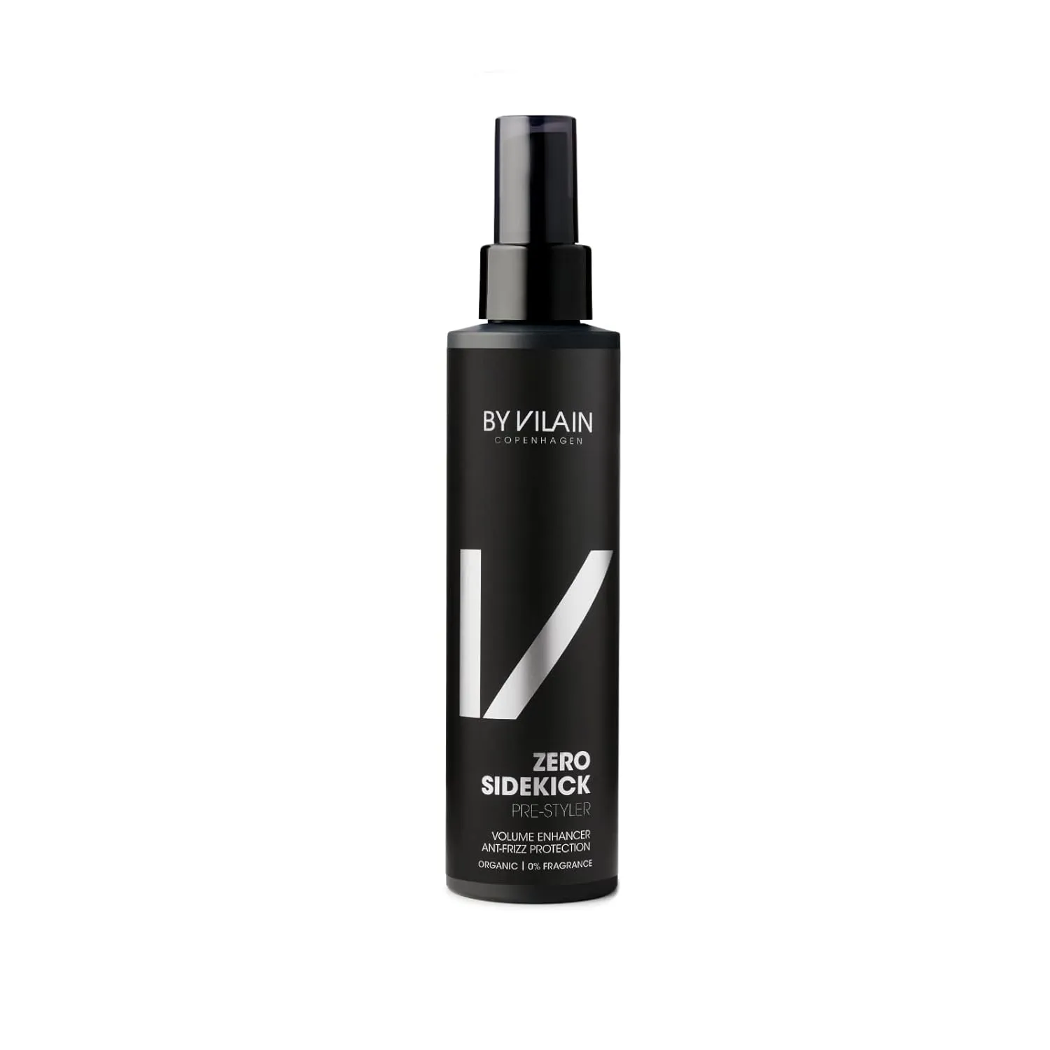 By Vilain Sidekick Zero Pre Styling Hair Spray - Professional Hair Volume Enhancing Primer Heat Protectant, Anti Frizz Protection with Hyaluronic Acid & Aloe Vera, Hold, Texture, Natural Shine 155ml