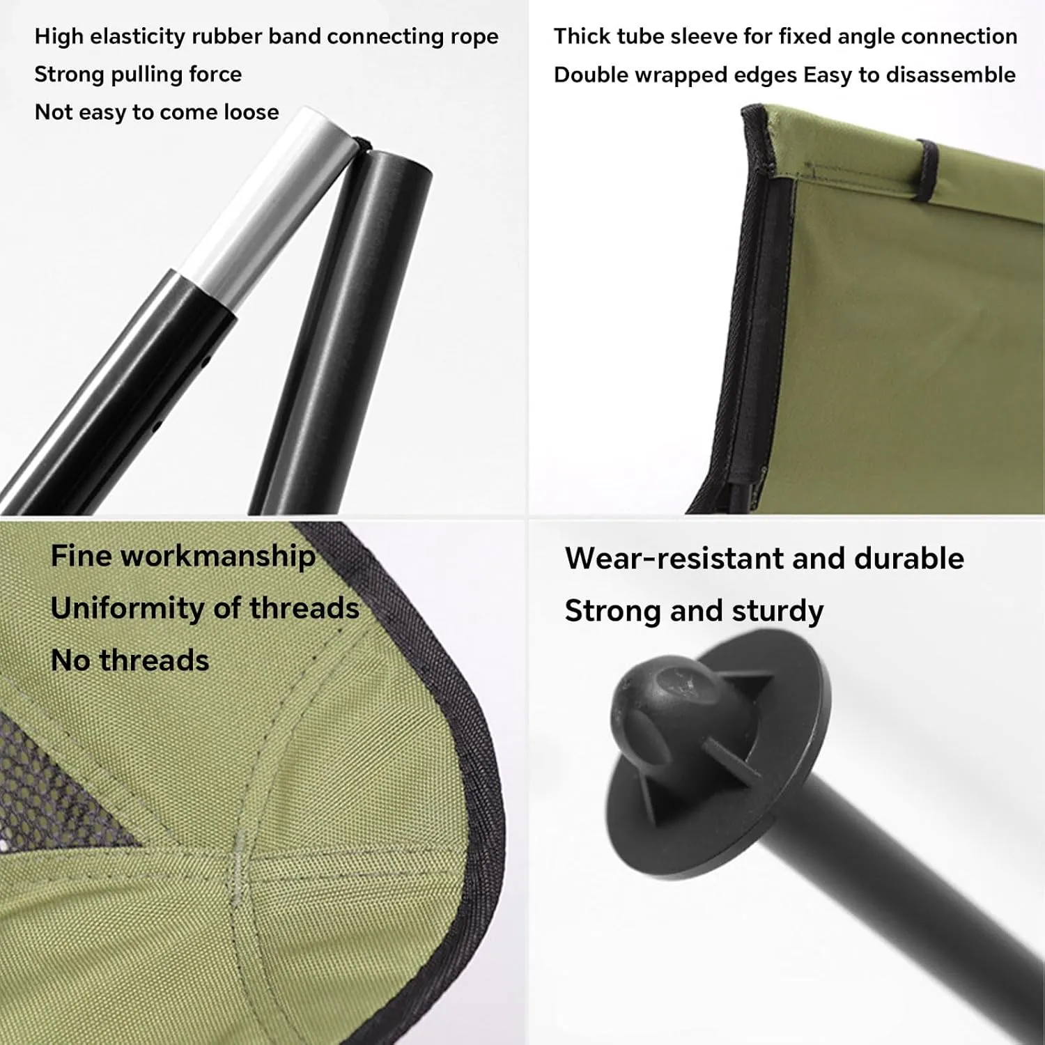Camping Chair Compact Backpacking Chair Portable Folding Chair, Ultra-Light Aluminum Frame with Side Pockets and Headrest for Hiking Outdoor Fishing